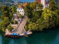 Otok s cerkvijo na Blejskem jezeru